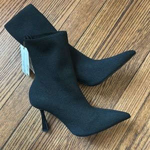 NWT ZARA Ankle Sock Boot!